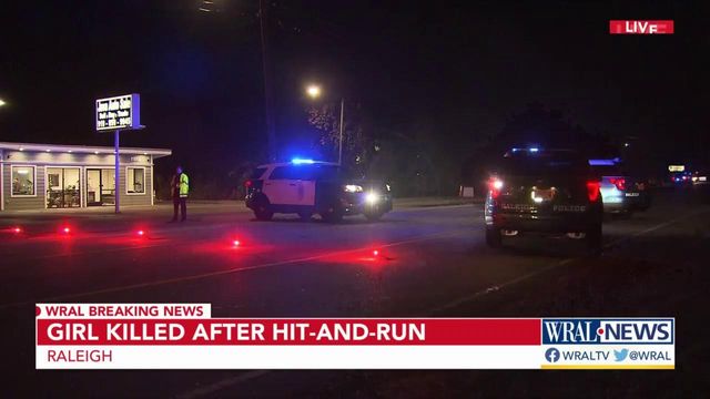 Girl dies after being hit by driver along Hillsborough Street in Raleigh