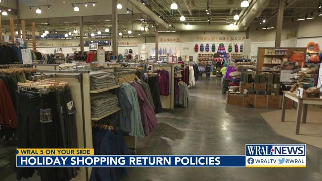 Holiday shopping return policies 