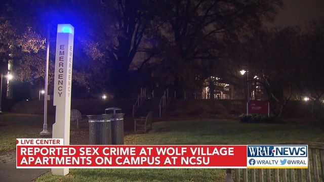 Reported sex crime at Wolf Village Apartments on NC State campus