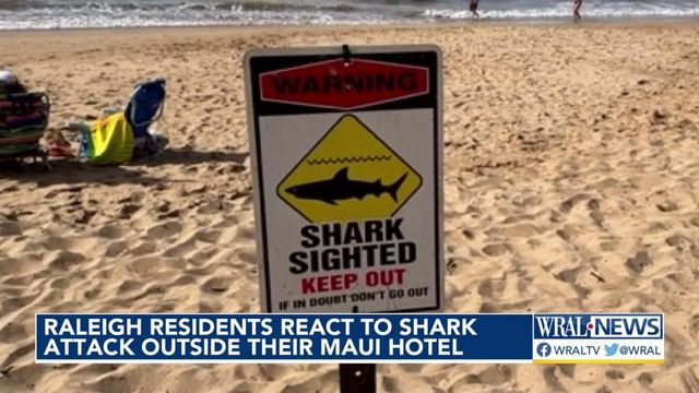 Raleigh residents react to shark attack outside their Maui hotel