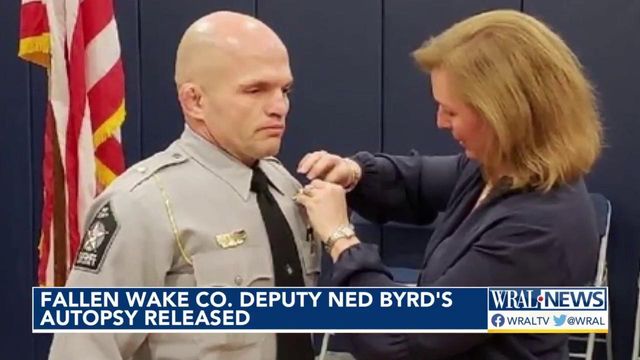 Fallen Wake County Deputy Ned Byrd's autopsy released