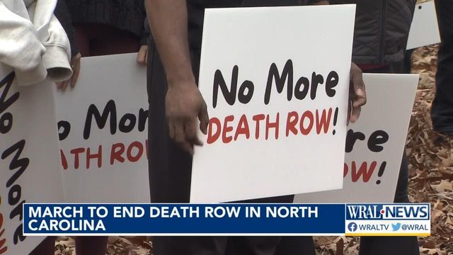 Protestors march in downtown Raleigh to end death row in NC