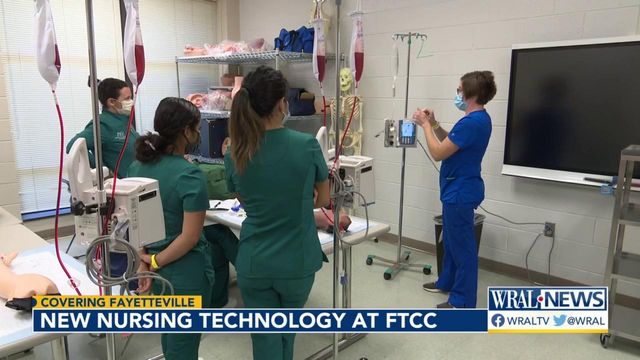 New technology helps nurses simulate real-life experiences at Fayetteville Tech