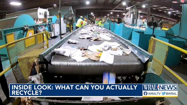 See inside a factory processing your waste and items you should never put in the recycling bin