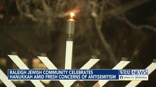 Antisemitic signs found as Central NC Jewish communities begin Hanukkah celebrations