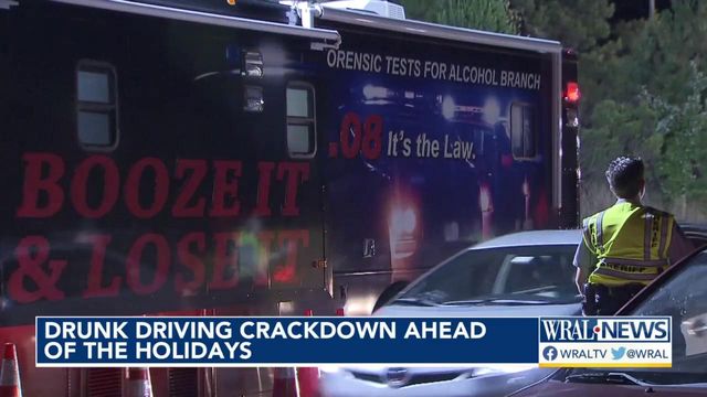 WRAL's Julian Grace rides along with State Highway Patrol as they look for impaired drivers