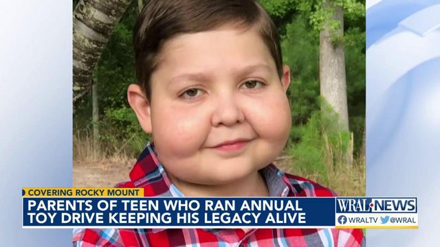 Parents of late Rocky Mount teen who ran annual toy drive keeping his legacy alive