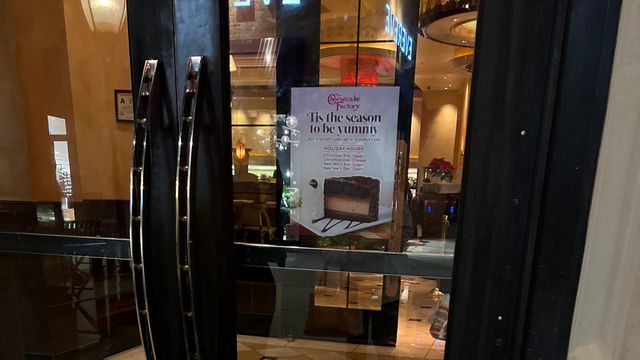 Cheesecake Factory closed after water leak