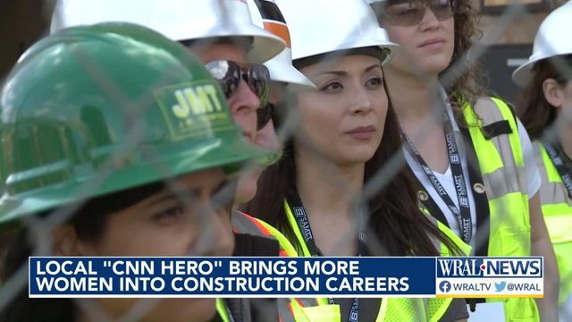 Carrboro woman called a 'hero' for work helping women in construction