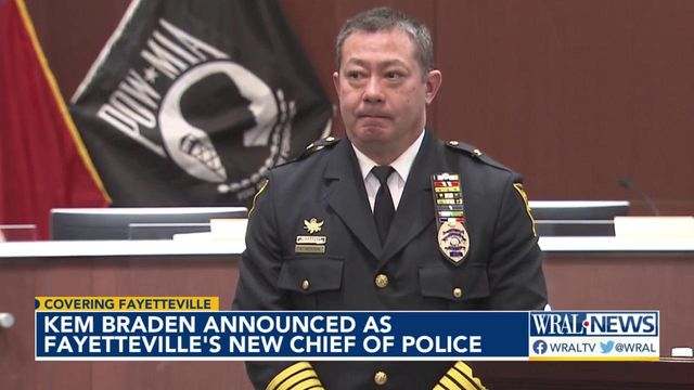 Fayetteville promotes from within for new chief of police