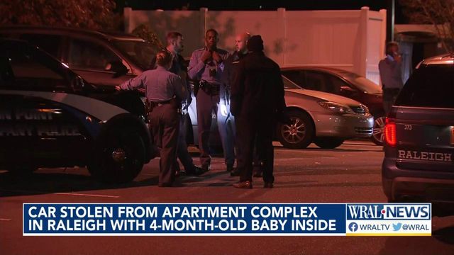 Man charged with stealing SUV with baby inside
