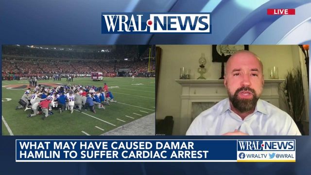 Raleigh doctor explains what may have caused Bills safety Damar Hamlin to suffer cardiac arrest