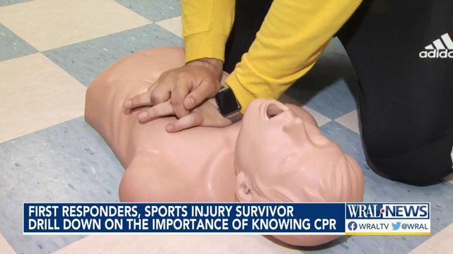 First responders, sports injury survivor drill down on the importance of knowing CPR