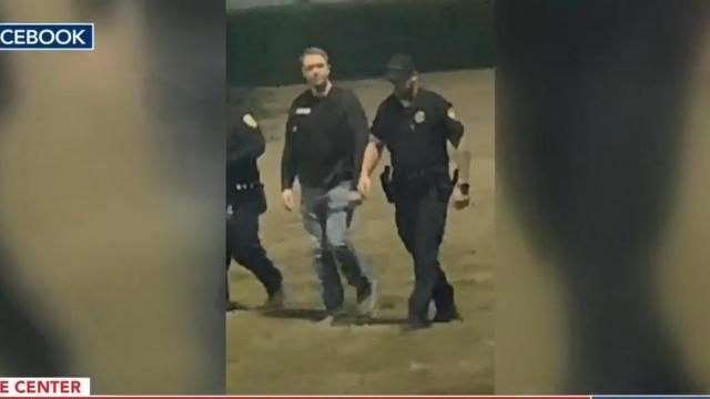 Massive police presence after officer shoots suspect outside Bojangles in Henderson