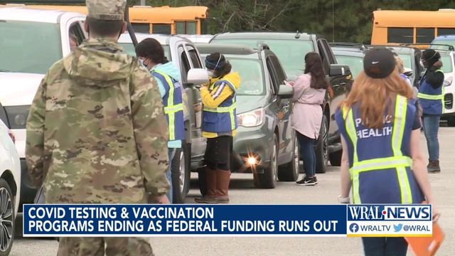 COVID testing, vaccination programs ending as federal funding expires