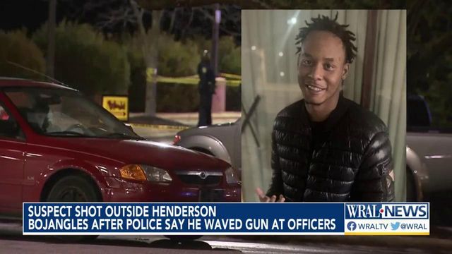 Suspect shot by officers after waving gun at police at Henderson Bojangles
