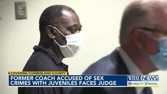 Former coach accused of sex crimes with juveniles faces judge