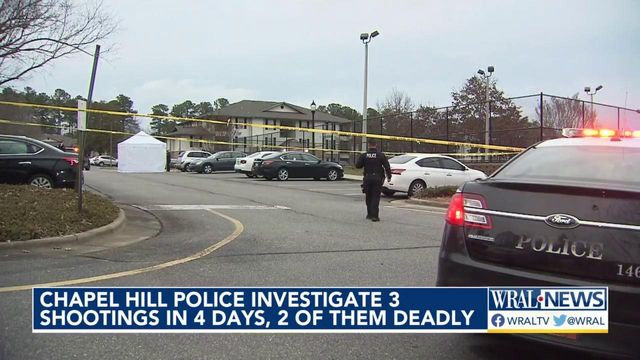 Chapel Hill police investigating multiple shootings in one week