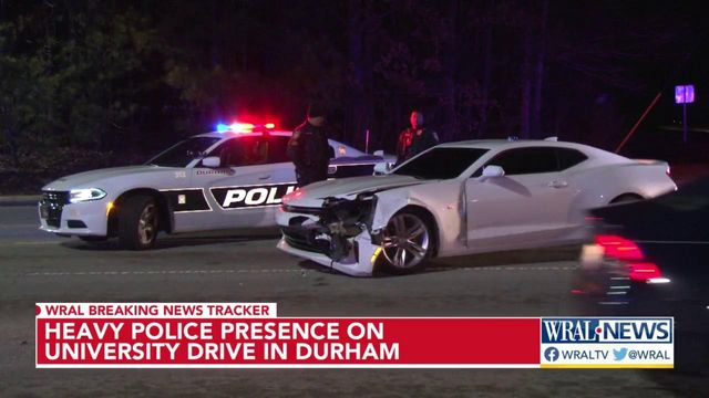 3 people arrested in Durham after police chase, hit-and-run