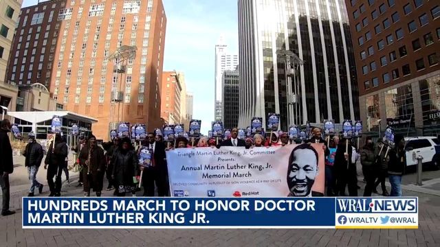 Triangle MLK March honors legacy of Dr. Martin Luther King Jr.