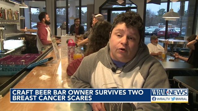 Craft beer bar owner survives two breast cancer scares