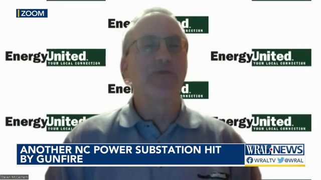 Another NC power substation hit by gunfire