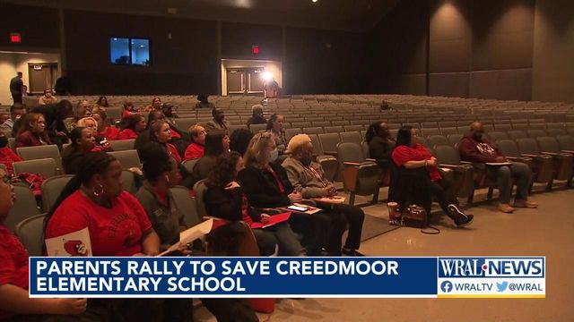 Parents rally to save Creedmoor Elementary School