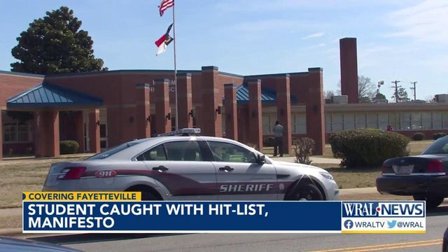 16-year-old student caught with hit-list, manifesto
