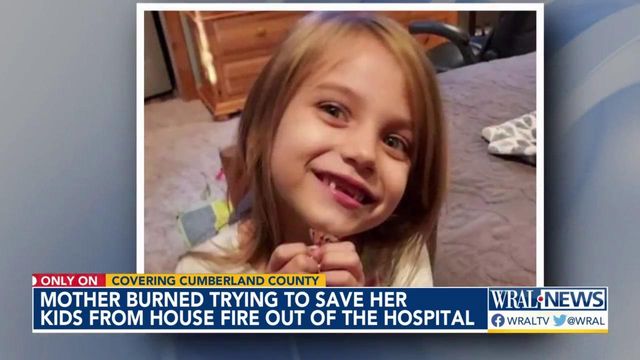Mother burned trying to save her kids from house fire out of the hospital