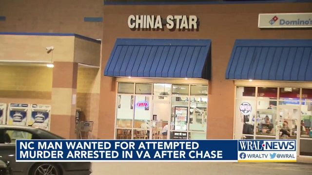 NC wanted for attempted murder arrested in VA. after chase