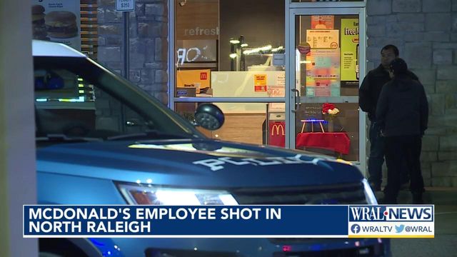 McDonald's employee shot in Raleigh