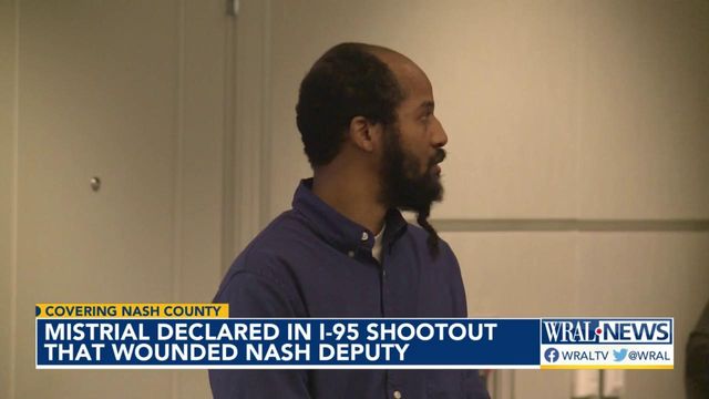 Mistrial declared in I-95 shootout that wounded deputy
