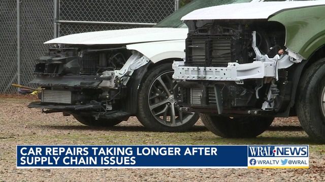 Car repairs taking longer after supply-chain issues