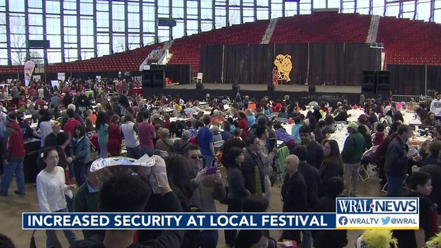 Increased security at Chinese New Year Festival