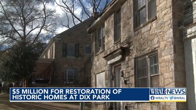 $5 million allocated for restoration of historic homes at Dix Park