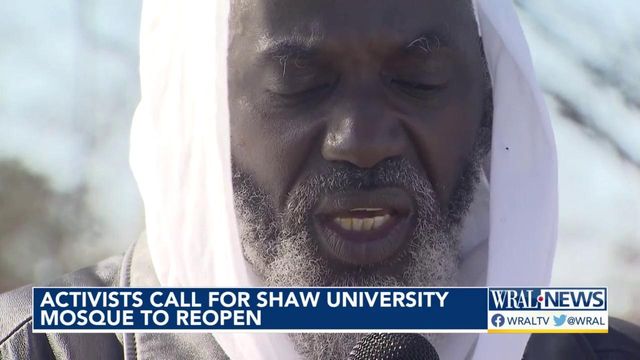 Muslims see discrimination in closure of mosque on Shaw campus