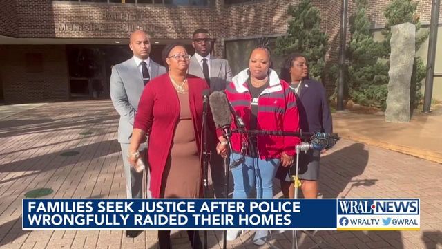 Families seek justice after Raleigh police wrongfully raided their homes