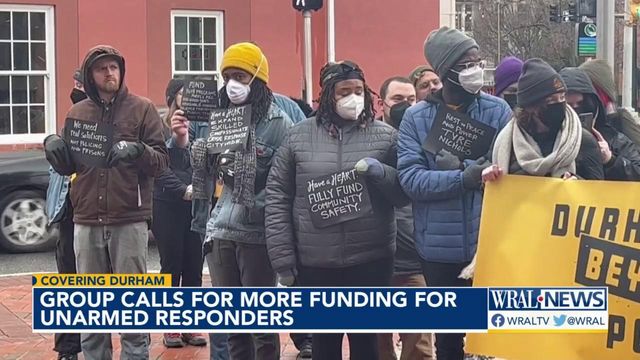 Durham group wants more funding for unarmed responders