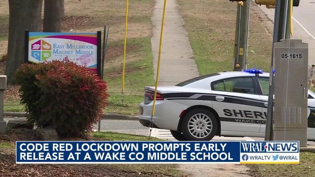 Code Red lockdown prompts early end to day at 2 Wake middle schools