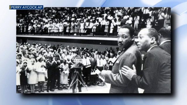 Lost footage shows Dr. King's visit to NC State