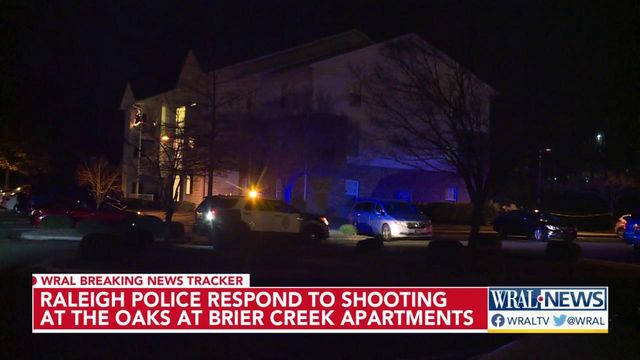 Raleigh police respond to shooting at Brier Creek apartment complex