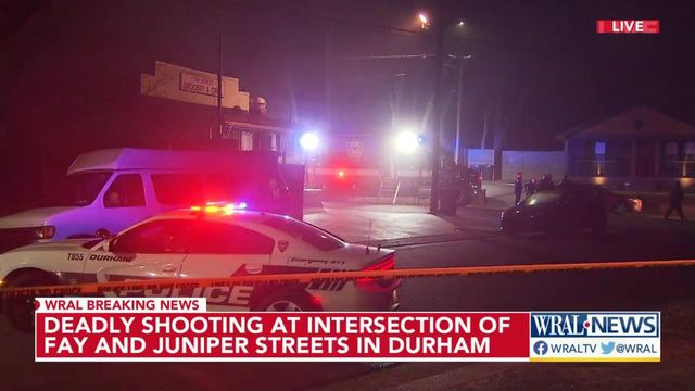 Durham police investigate deadly shooting at intersection of Fay and Juniper streets