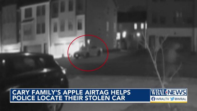 Cary family tracked stolen car with AirTag