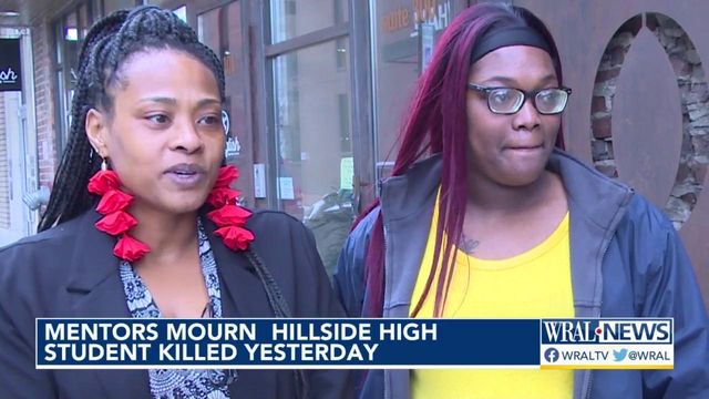 Mentors mourn Hillside High School student killed Wednesday in shooting