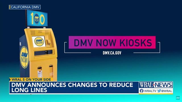 DMV kiosks allow some to skip the line for license, registration renewal