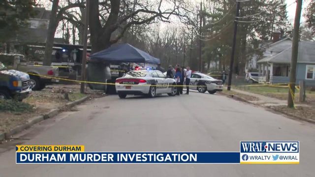 Murder investigation in Durham neighborhood