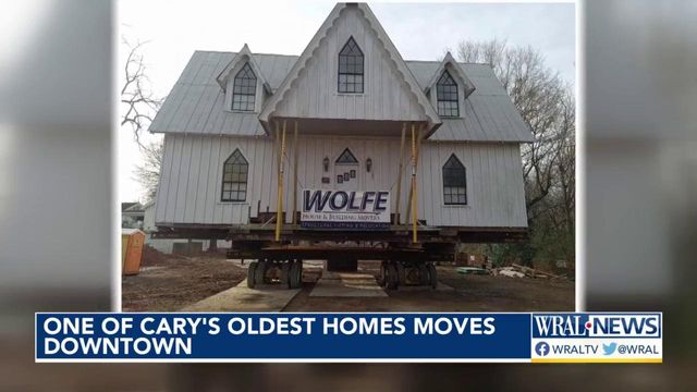 Cary prepares to move historic home through downtown