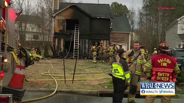 Fire damages home, displaces seven people in Wake County