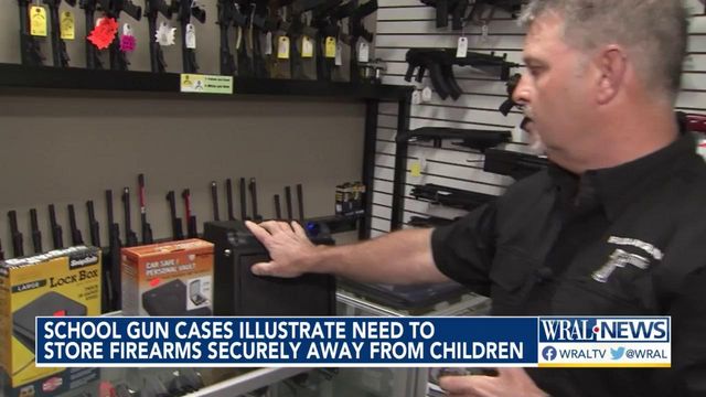 School gun cases illustrate need to store firearms securley away from children