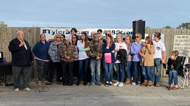 Family, friends hold vigil for missing boater Tyler Doyle